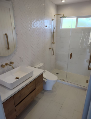 Bathroom renovation project on Maui — Can Can Builders