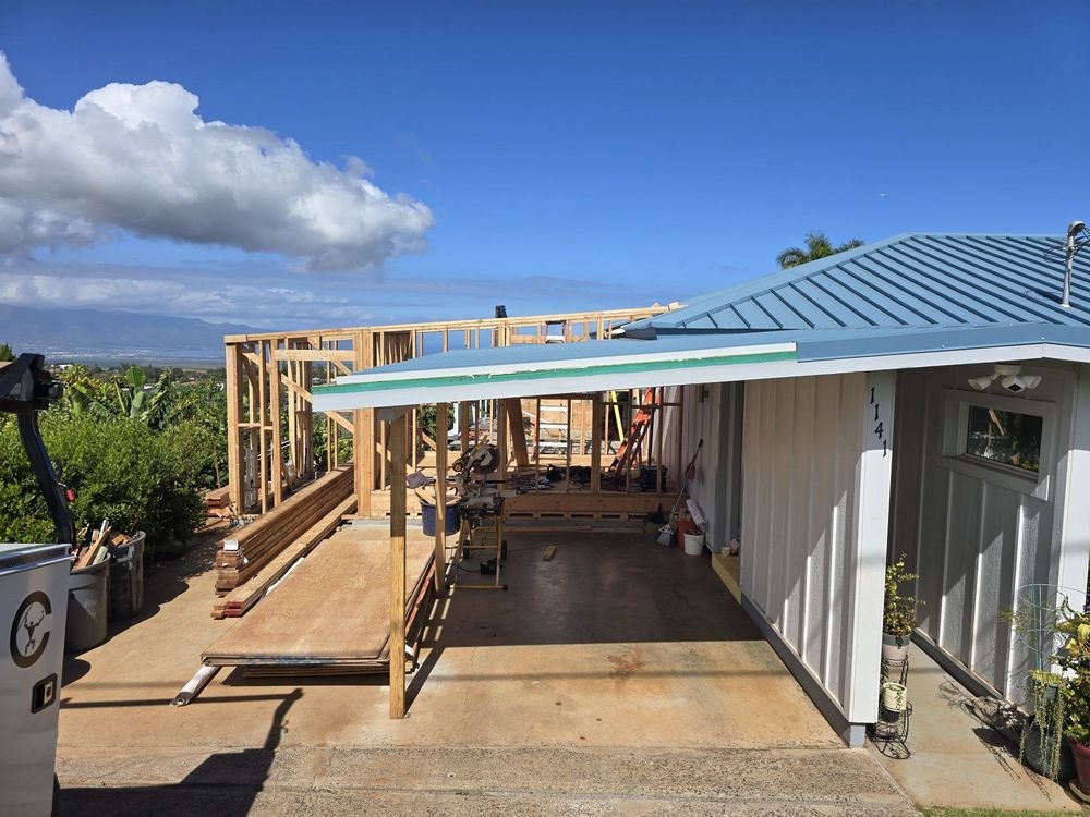 Exterior remodeling in Maui Hawaii by Can Can Builders
